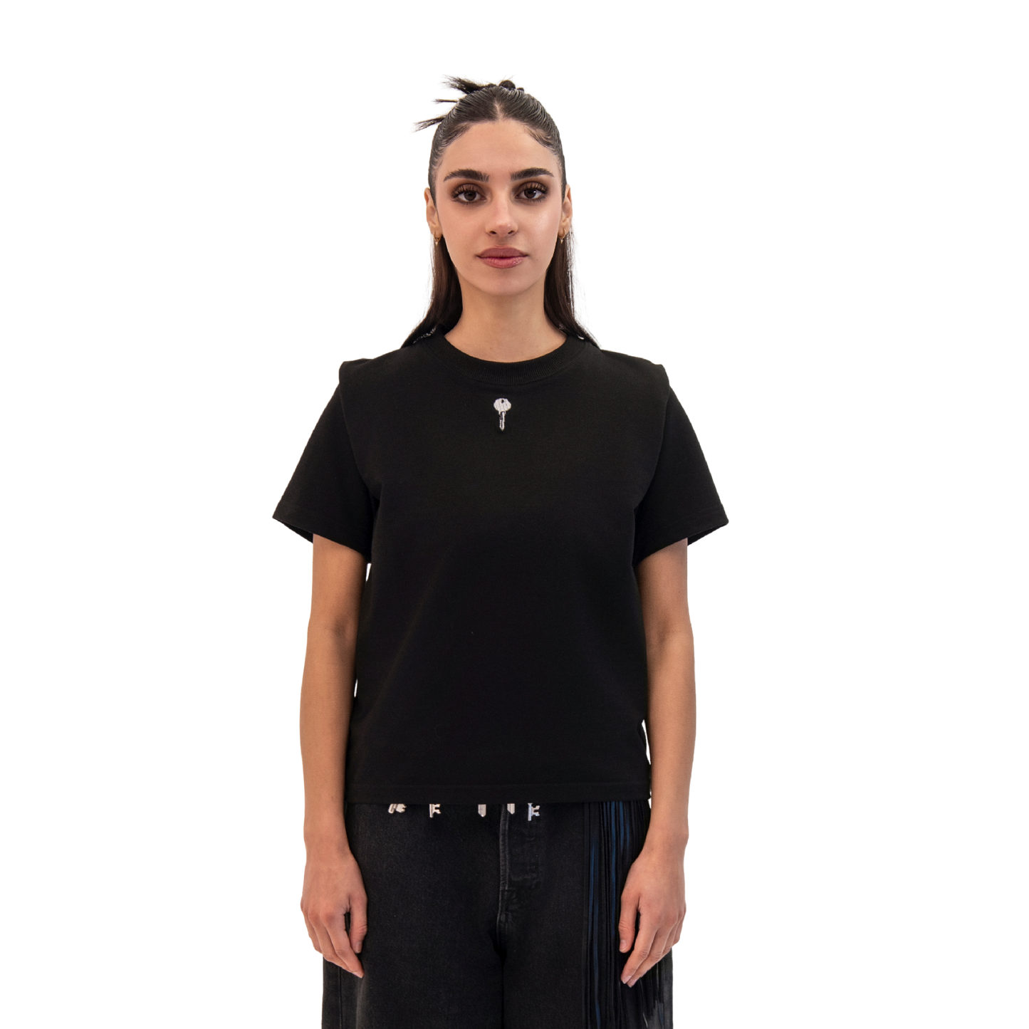BLACK OVERSIZED KIDS T-SHIRT - UNISEX