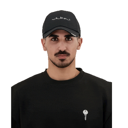 BLACK EMBROIDERED CAP - UNISEX