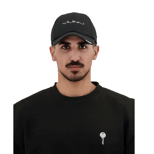 BLACK EMBROIDERED CAP - UNISEX