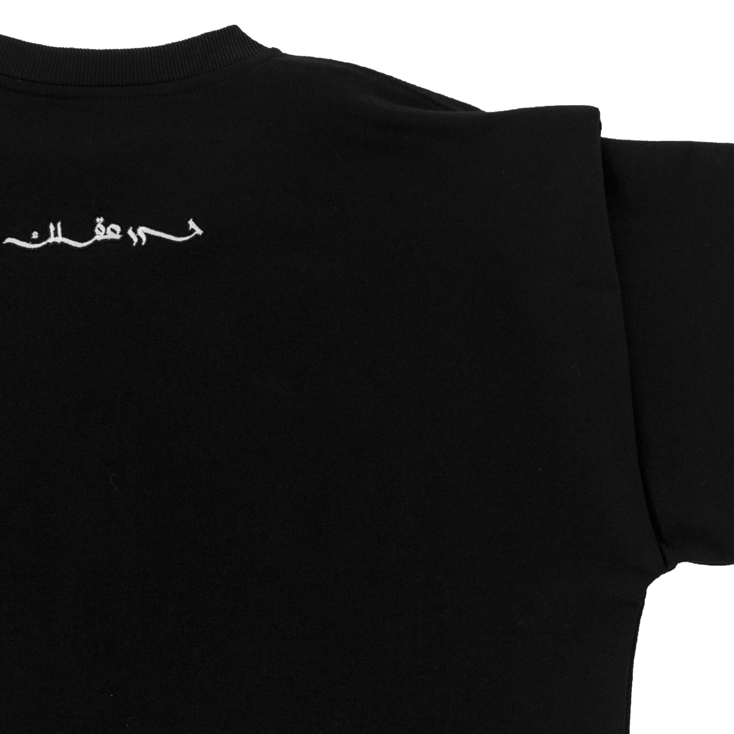 BLACK CROPPED T-SHIRT - UNISEX