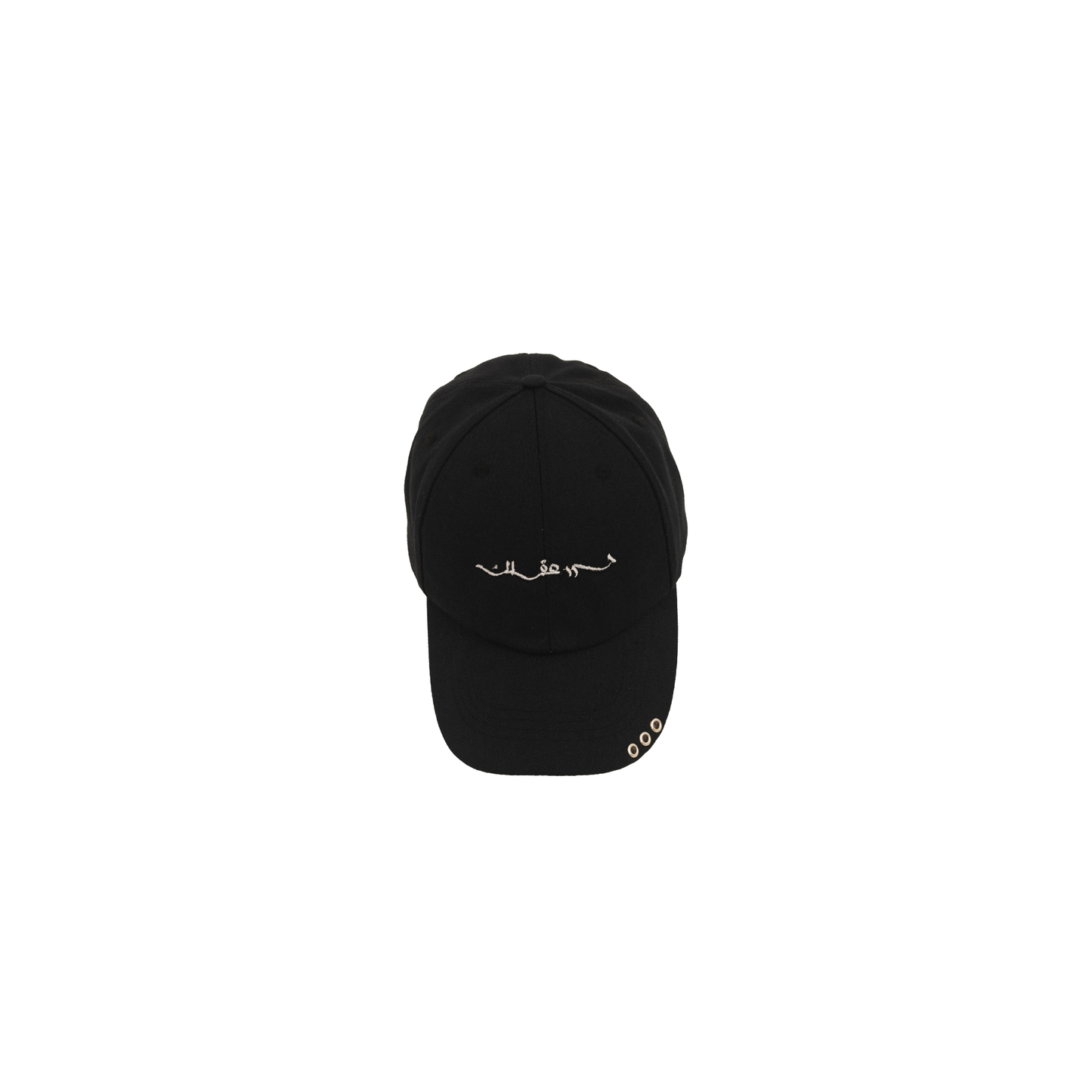 BLACK EMBROIDERED CAP - UNISEX