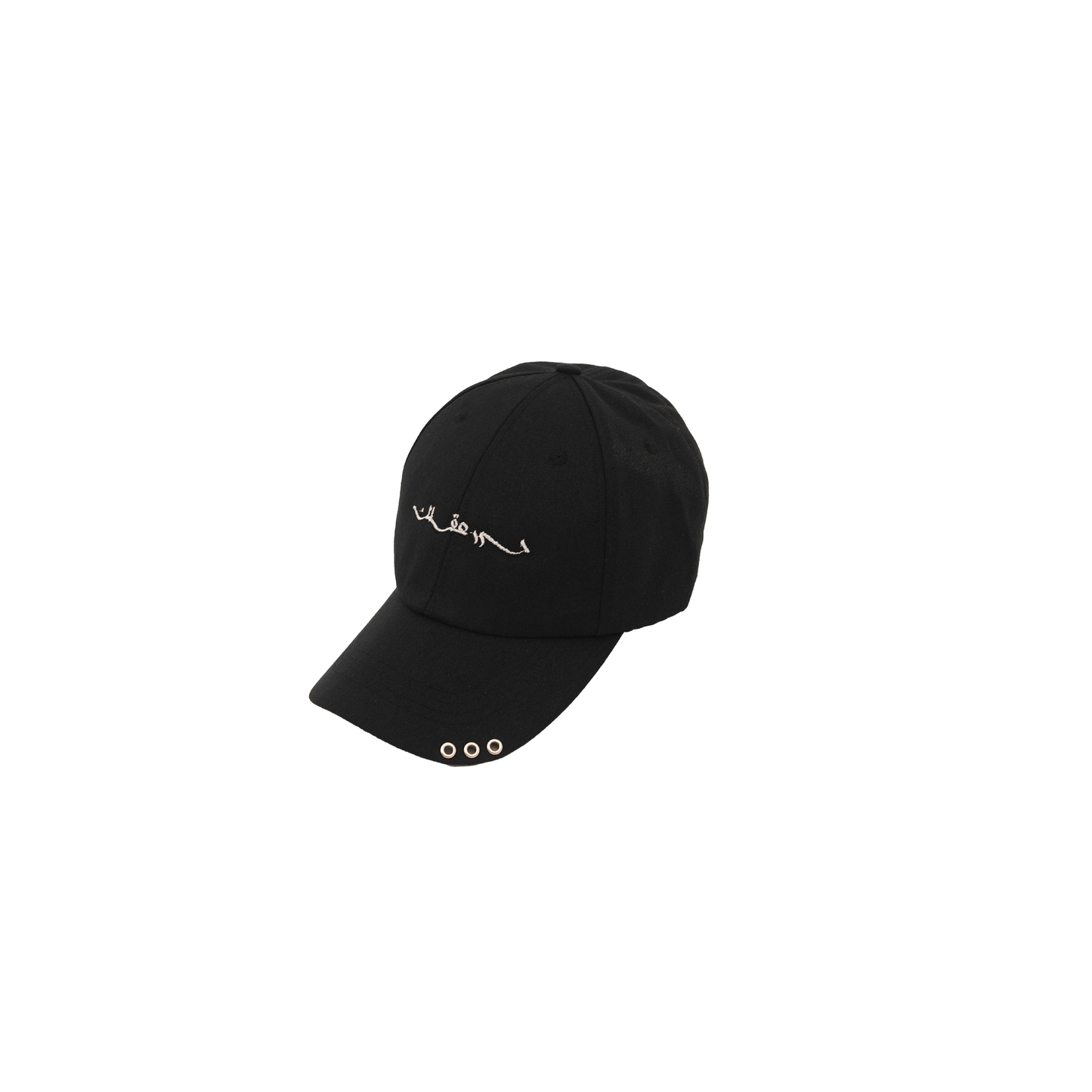 BLACK EMBROIDERED CAP - UNISEX