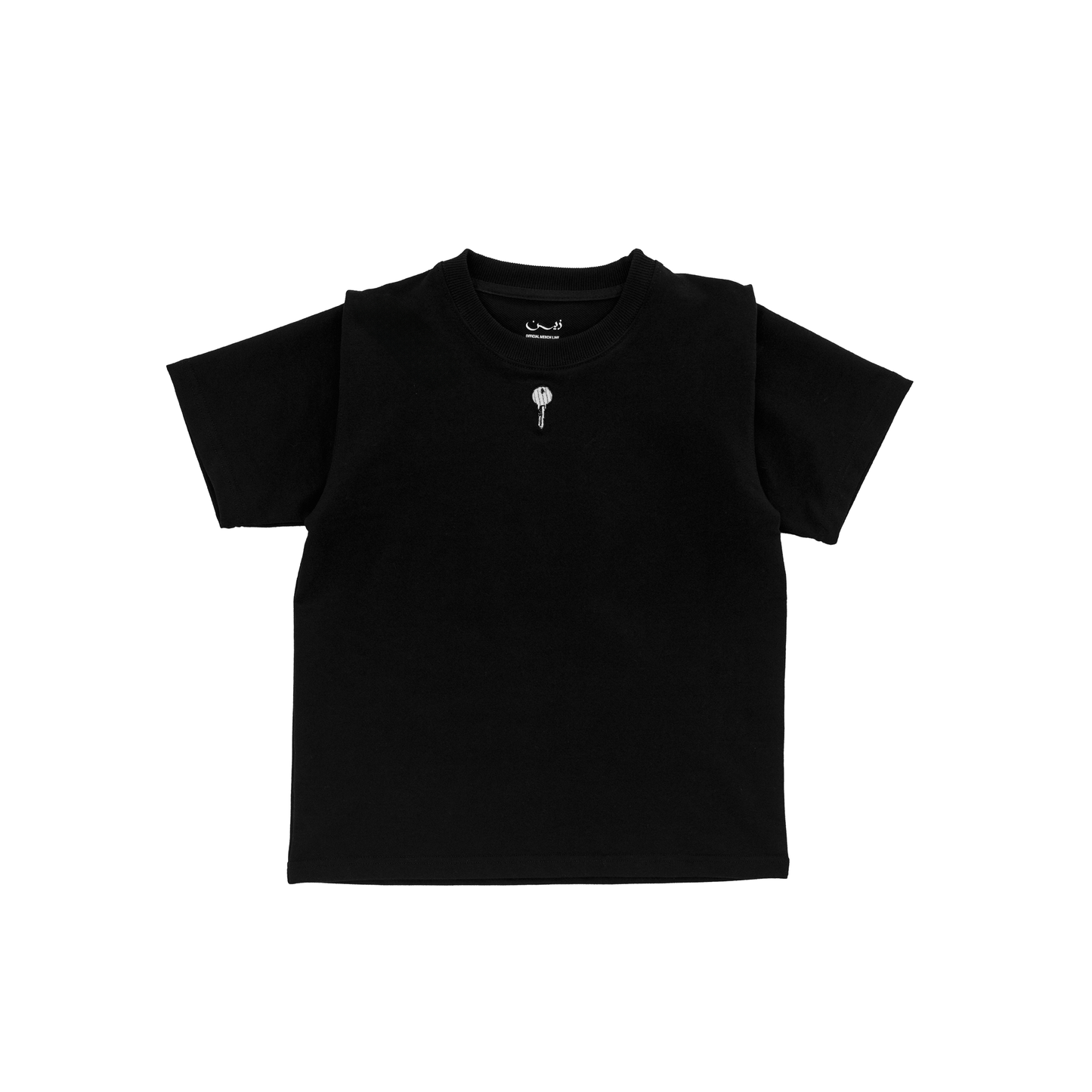BLACK OVERSIZED KIDS T-SHIRT - UNISEX